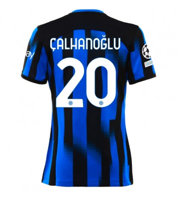 Inter Milan Hakan Calhanoglu #20 Replika Hjemmebanetrøje Dame 2023-24 Kortærmet